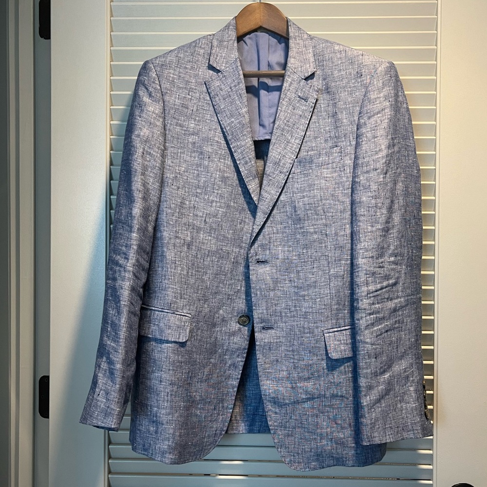 Tasso Elba Linen Blazer